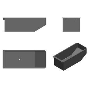 A85 9701 CAJON RECAUDACION plast.179x 69x 59 IL
