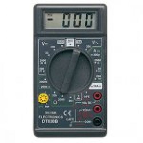 MULTIMETRO DIGITAL  DT 830B    SILVER H87 0830