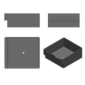 A85 9715 CAJON RECAUDACION plast.290x260x115 IL