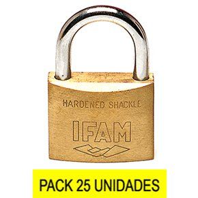 CANDADO LATON  40mm llaves serie   IFAM A37 4022S