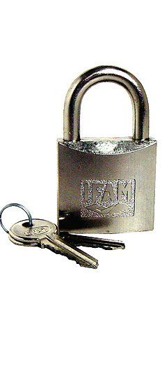 CANDADO NIQUEL 44mm llaves serie   IFAM A37 4525S
