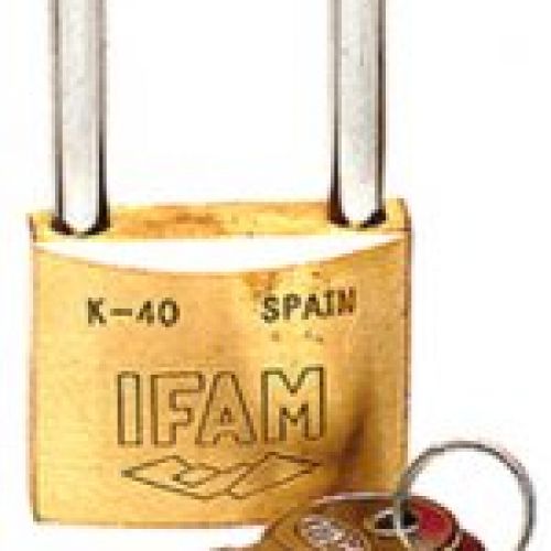 A37 4043S CANDADO LATON  40mm llaves serie   IFAM