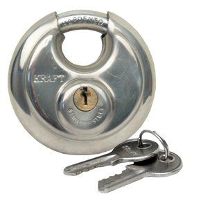 A37 0003 CANDADO DISCO  70mm ARCO Ø9,5mm    KRAFT