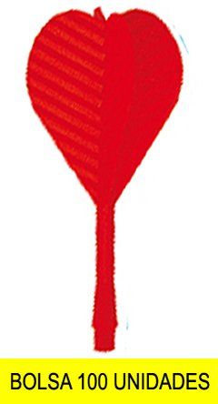 ALETA/CAÑA DARTRES FLY FAST  roja  4mm D25 345