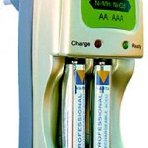 H94 1286 CARGADOR MINI AA AAA CON ACCUS VARTA