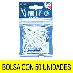 PUNTAS PRO TIPS    2 BA =4mm blanc  (50) D70 251