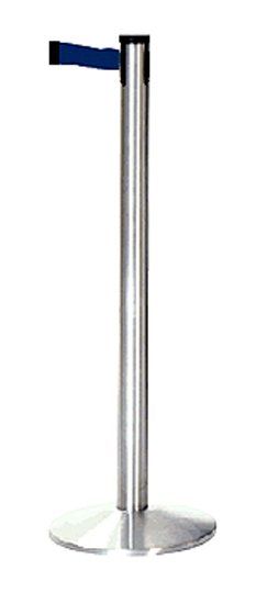 H98 1006 POSTE CROMADO c/CINTA RETRACT. CLASSIC