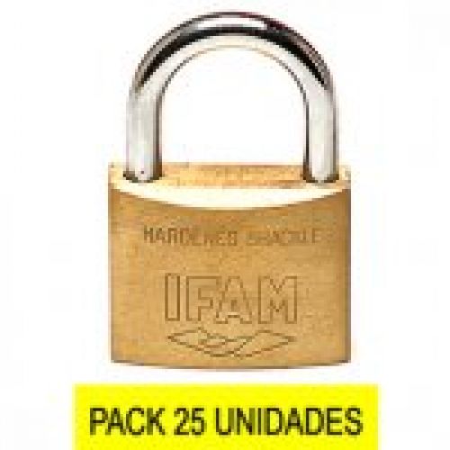 CANDADO LATON  40mm llaves serie   IFAM A37 4022S