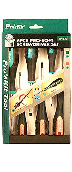 H16 0398 JUEGO DESTORNILLADORES 6uds    P