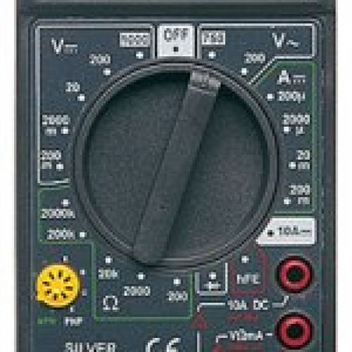 H87 0830 MULTIMETRO DIGITAL  DT 830B    SILVER