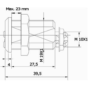 A36 4285SN CERRAD.STS 28mm Ncromo cil/dcd.M10 serie
