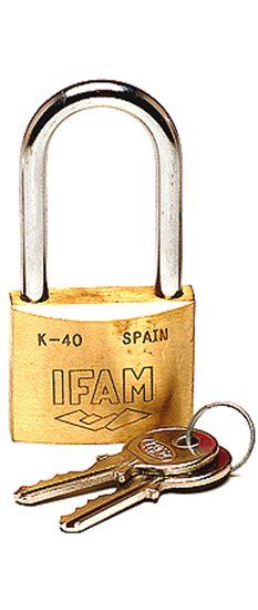 A37 4043 CANDADO LATON  40mm ARCO 43mm      IFAM