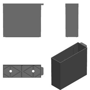 A85 9730 CAJON RECAUDACION plast.236x 80x209 IL