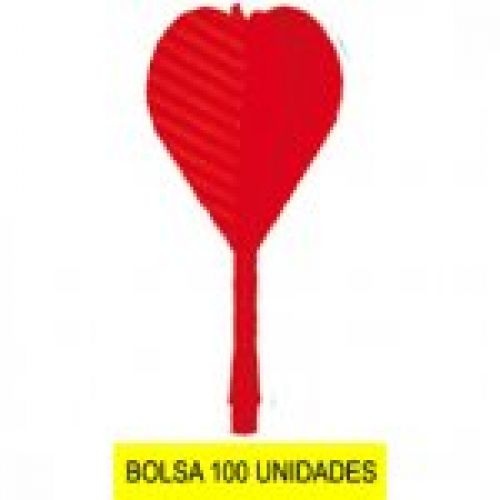 ALETA/CAÑA DARTRES FLY FAST  roja  4mm D25 345