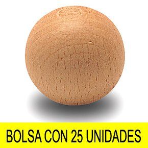 BOLA madera haya        Ø33mm  14gr F 100
